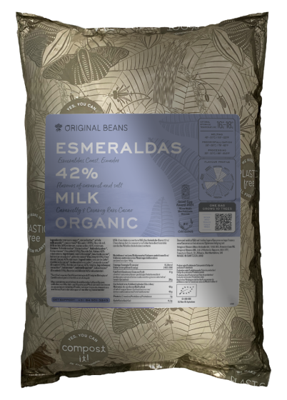 Esmeraldas Milk 42% (EU organic) - 2000g