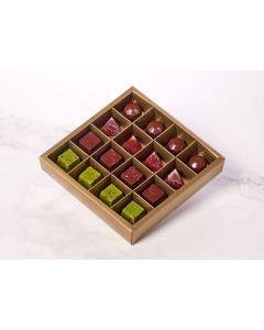 Fyldte Chokolader - 16 stk æske (Økologisk) Æ4 