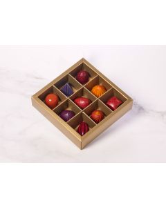 Fyldte Chokolader- 9 stk æske (Økologisk) Æ1 