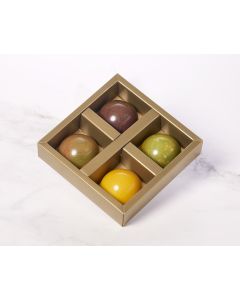 Flødeboller - 4 stk æske (Økologisk) Æ3