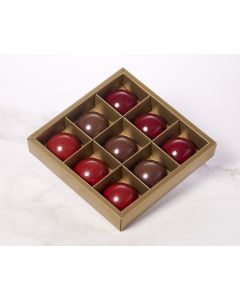 Flødeboller- 9 stk æske (Økologisk) Æ4 