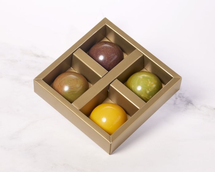 Flødeboller - 4 stk æske (Økologisk) Æ3