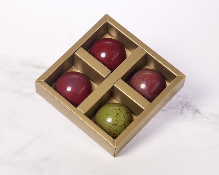 Flødeboller - 4 stk æske (Økologisk) Æ4