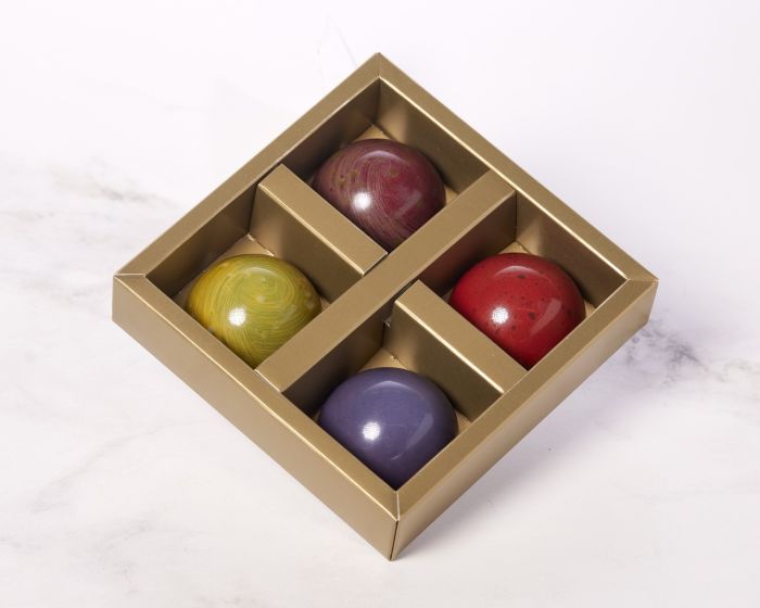 Flødeboller - 4 stk æske (Økologisk) Æ5