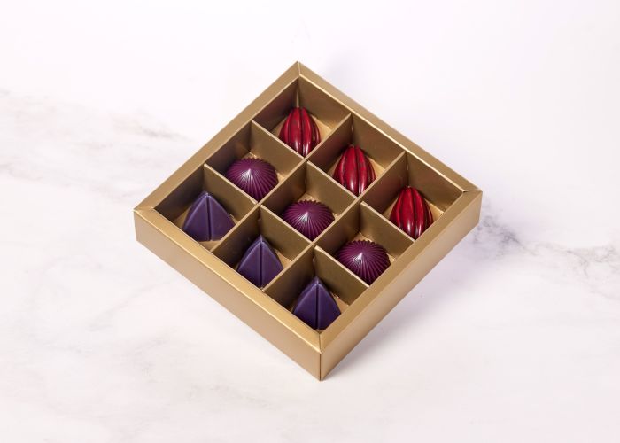 Fyldte Chokolader  9 stk æske (Økologisk) Æ2 